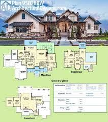 Plan 95028rw Rockin Mountain Home With Climbing And Exercise Rooms Architectural Design House Plans House Plans Mountain House Plans