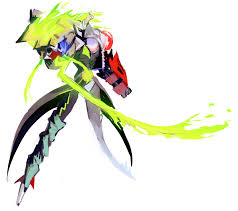Rule 34 Dev - armor digimon electricity energy_sword green_eyes highres  kazuchimon sword weapon|13819844142