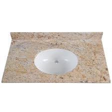 Click for details and more images. St Paul 37 In X 22 In Stone Effects Vanity Top In Tuscan Sun With White Sink Seo3722com Tu The Home Depot