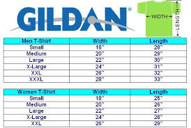 Gildan Size Chart Custom Kicks From Chef Of Gourmetkickz