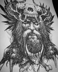 Pin By Terrilobodzinski On Tattoo Portraits Viking Tattoos Norse Tattoo Warrior Tattoos
