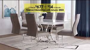 Acorn cottage brown rectangle trestle dining table. Rooms To Go Tv Commercial Labor Day Dining Room Sets Ispot Tv