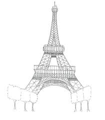 Download and print free french bulldog in paris coloring pages to keep little hands occupied at home; Paris Eiffel Tower Coloring Pages Belezadopontocruz