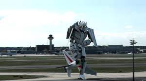 Maybe you would like to learn more about one of these? Airplane Turns Into A Transformers Style Robot While Landing At The Airport In Frankfurt Germany