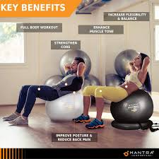 Maybe you would like to learn more about one of these? Buy Exercise Ball Chair 55cm 65cm 75cm Yoga Fitness Pilates Ball Stability Base For Home Gym Office Resistance Bands Workout Poster Pump Improve Balance Core