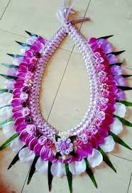 Ribbon Lei Lavender Graduation Leis Diy Petal Floral Design Graduation Leis