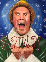 He's Not the Angry Elf. ...christmas, Elf, Will Ferrell, Santa