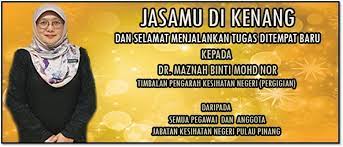 Ulang tahun akan terjadi setiap peristiwa ulang tahun ini adalah suatu peristiwa yang akan terus maju dan tidak akan pernah terulang. Salam Perpisahan Jabatan Kesihatan Negeri Pulau Pinang Facebook