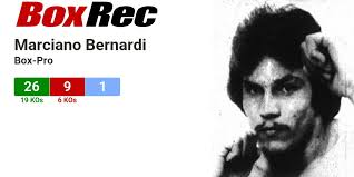 BoxRec: Marciano Bernardi