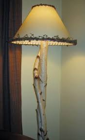 Diy Lamp Make Your Own Birch Lamp Rustic Crafts Chic Decor Rustic Lamp Shades Diy Floor Lamp Diy Lamp