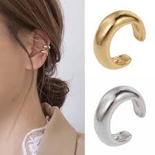 Form the ears (fold them in a bit) and sew to either side of the horn. New Vintage Simple U Shaped Ear Cuff Non Pierced Clip Earring Trendy Punk Antique Color Small Flower Carved Hollow Clip Earrings Aliexpress