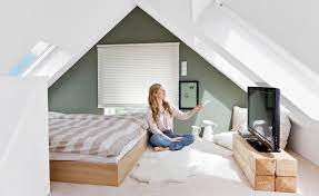 Wohnzimmer mit dachschrage neu 40 reizend wandgestaltung. Wohnung Mit Dachschrage Chic Einrichten Raumideen Org