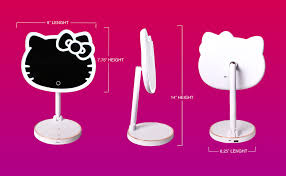 Hello Kitty Led Rechargeable Makeup Mirror Impressions Vanity Co Hello kitty logo graphics, hello kitty png. hello kitty led rechargeable makeup mirror