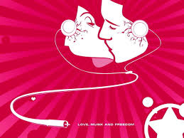 For the love of music. Background Heart Pink Kiss Download Free Photos