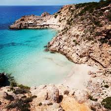 Cala Tarideta Ibiza Spain Reizen Ibiza Spanje Landschappen