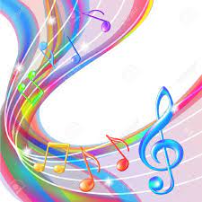 Colorful Abstract Notes Music Background Illustration Music Notes Art Music Wallpaper Music Backgrounds