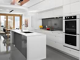 The gray walls of this kitchen highlight the beauty of the white cabinets, drawers and counters. White High Gloss Modern Kitchen Cabinet Modern Kitchen Cabinets Kitchen Cabinetkitchen Cabinet Modern Aliexpress