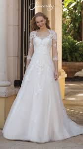Feel Like Royalty In This Modest Princess Wedding Dress Style 44095 The Gown Has A Lace Princess Wedding Dresses Wedding Dress Long Sleeve Wedding Dresses