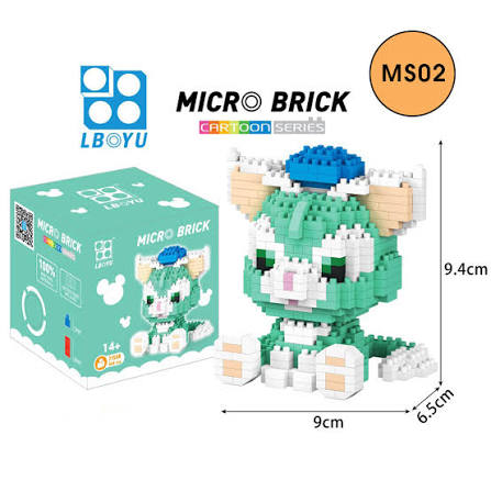 Bộ Mô Hình Lắp Ráp Lego Nhân Vật Ngỗ Nghĩnh MS02 434 PCS | Ezpc