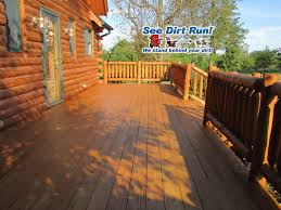 Are there other types of media blasting that can be used on log or wood structures? Log Home Maintenance Restoration Pressure Washing Glass Blast Md Va