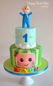 Cocomelon birthday cake near me. Cocomelon Theme 1st Birthday Cake Simply Sweet Cakes Facebook