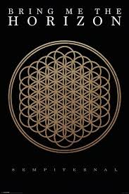 Bring Me The Horizon Can You Feel My Heart Album Bring Me The Horizon Sempiternal Official Poster Kolase Poster Fotografi