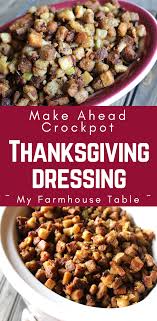 Maybe you would like to learn more about one of these? Crockpot Thanksgiving Dressing My Farmhouse Table