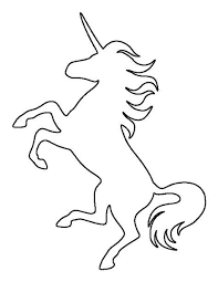 Black And White Unicorn Clipart Free Unicorn Pattern Use The Printable Outline For Crafts Creating Stencils Scrapbooking And More Free P Unicorn Crafts Unicorn Stencil Unicorn Pumpkin Stencil