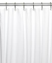 White Extra Long Shower Liner Vinyl Shower Curtains Shower Liner Symple Stuff