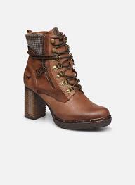 Chaussures pour hommes ✓ large assortiment ✓ retour gratuit. Mustang Shoes Bottines Dea Marron Bottines Et Boots Chez Sarenza 472348