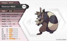018 Roberoon By Nyjee Pokemon Pokemon Drawings Concept Art Characters