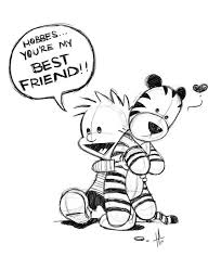 Calvin And Hobbes Bff By Tabby Like A Cat On Deviantart Calvin And Hobbes Tattoo Best Calvin And Hobbes Calvin And Hobbes