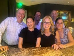 Wow so happy to my hoop buddies @espn with their ladies @espys @espnbob  Mike Shiffman , David Ceisler & Jen , Julie & Joi . They r #awesomebaby