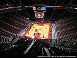 toyota center tx view from upper level 417 vivid seats