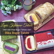 Lapis Kekinian Talubi Oleh Oleh Khas Bogor Terbaru Dari Bika Bogor Talubi Dapur Ngebut