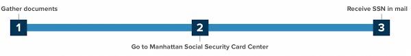 All documents must be current (not expired). Social Security Number Application Isso