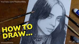 Billie eilish's 'happier than ever' is hurtling to u.k. How To Draw Billie Eilish For Beginners In Real Time Fully Narrated Fan Art By Billy Youtube