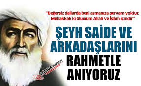 Şeyh said'din idam edilişi ve son sözleri: Seyh Said Ve Arkadaslarini Sehadetlerinin 94 Yilinda Rahmetle Aniyoruz