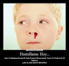 no al abuso infantil