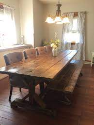 Farmhouse Table Farm Table Long Farmhouse Table Rustic Etsy In 2021 Farmhouse Dining Room Table Rustic Farmhouse Table Barn Table