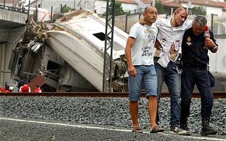 Spanish train crash: British victim's family shocked at images from disaster