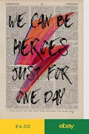 Wall Hangings Home Furniture Diy Ebay Rock Band Posters Bowie Art Band Posters