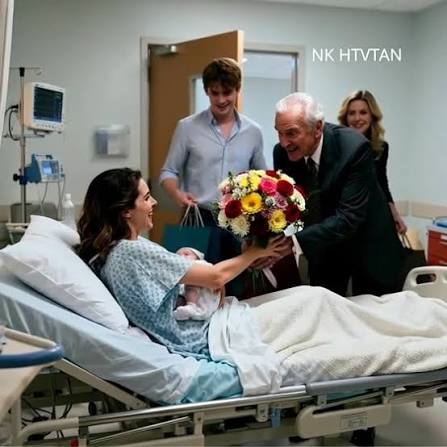 After I gave birth, my wealthy father came to see me in the private recovery room. He looked proud, holding flowers that cost more than most people's rent. Smiling gently, he asked, “