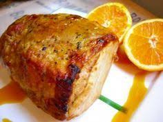 Lomo De Cerdo Asado Con Zumo De Naranja Mostaza Y Miel Asi Lo Cocino Lomo De Cerdo Asado Cerdo Asado Lomo De Cerdo