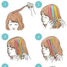 ミディアムでも簡単 ふんわりガーリーなねじりアレンジ イラスト付き ガーリー ヘアアレンジ イラスト