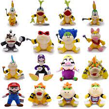 Stuffed Animals Dolls Plush Dolls 24styles Super Mario Broser Jr Kubah Koopa Dragon Bowser Waluigi Wario Lemmy Morton Roy Bu Super Mario Plush Bowser Mario