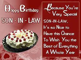 Happy Birthday Son In Law Quotes Quotesgram