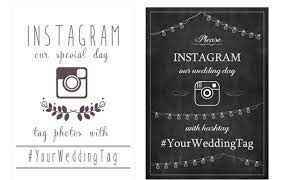 17 Ways To Collect Your Guests Wedding Photos Instagram Wedding Sign Instagram Wedding Wedding Hashtag