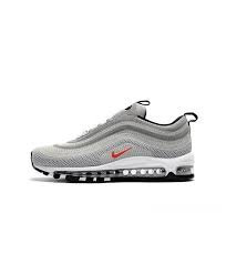 Nike Air Max 97 Mens Black And Red Nike Air Max 97 Kpu Light Grey Red Black Mens Trainers Nike Air Max 97 Nike Air Max Black Trainer Shoes