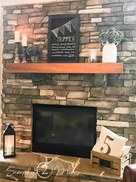 Has long been recognized by the building industry as setting the highest standard in value, quality and customer service for fireplaces and fireplace mantels. Simple Summer Fireplace Mantel Farmhouse Style